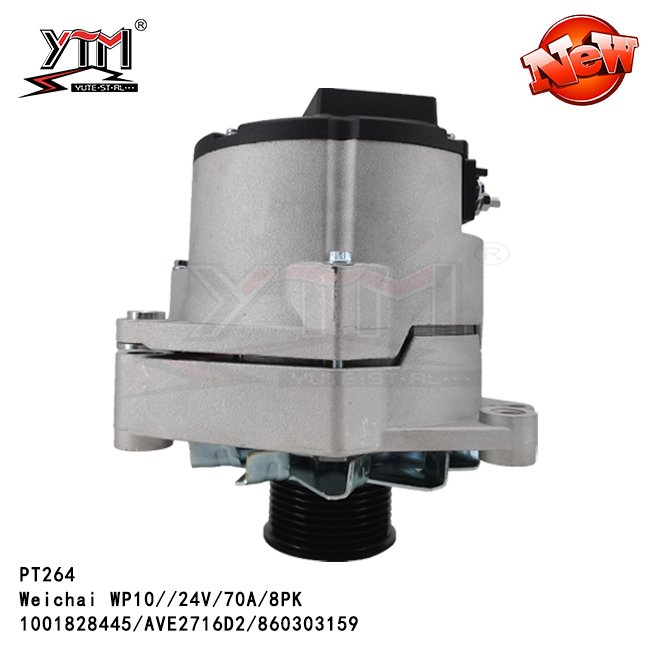 PT264 Alternator 24V 70A 8PK for Weichai WP10 1001828445 AVE2716D2 860303159