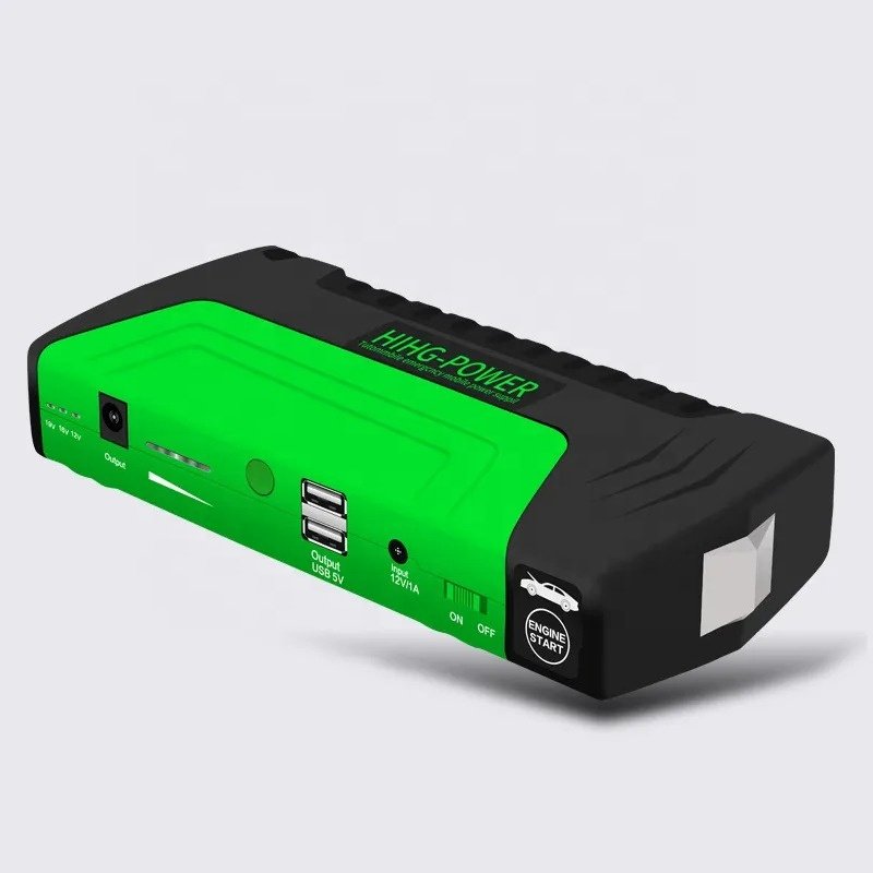 Portable 5800MAH Amp Car Forced Start Battery Power Bank Charger 12VJump Starter and Air Compressor