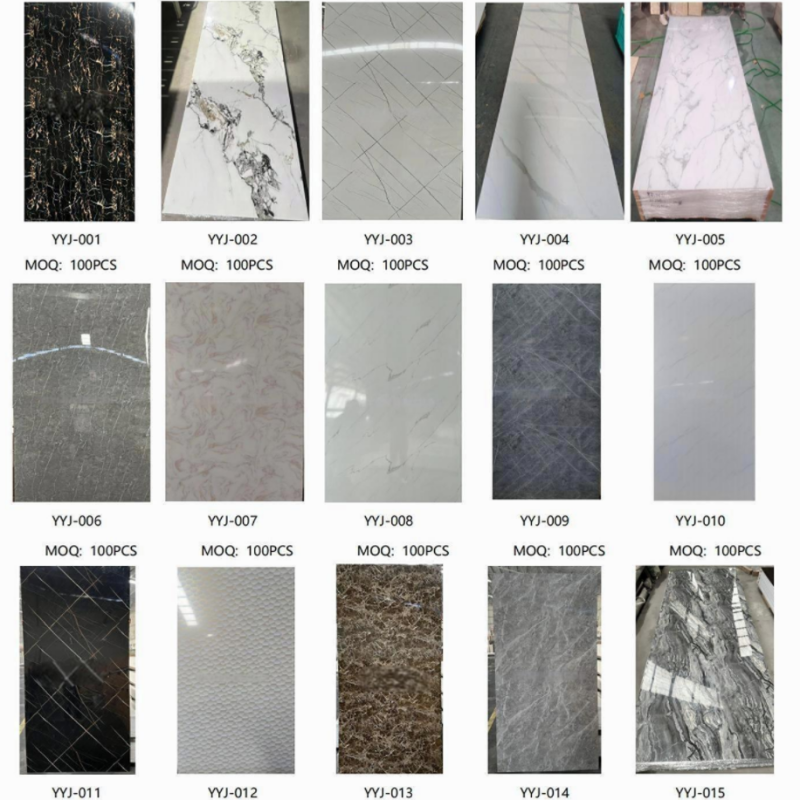 Source Factory Wall Panels Boards Interior WPC PVC Cladding Wall Bamboo Charcoal Wall Board