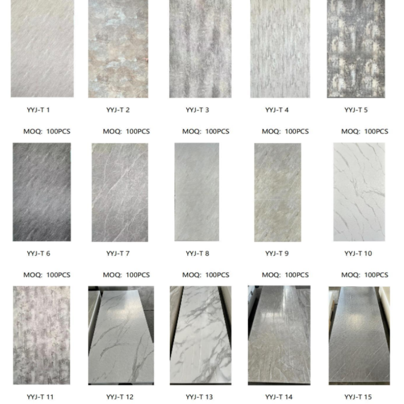Source Factory Wall Panels Boards Interior WPC PVC Cladding Wall Bamboo Charcoal Wall Board