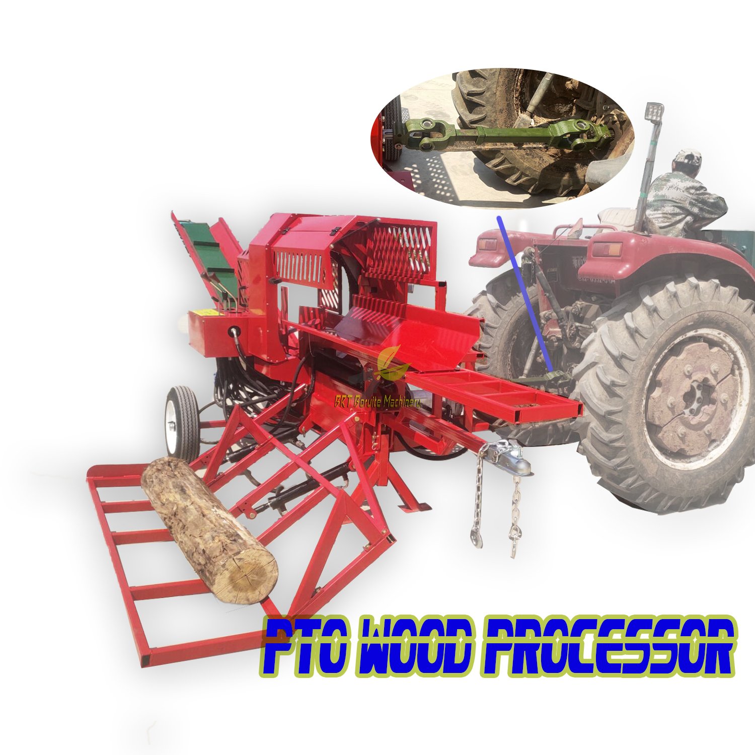 PTO Log Splitter Auto Saw Used Wood Processor