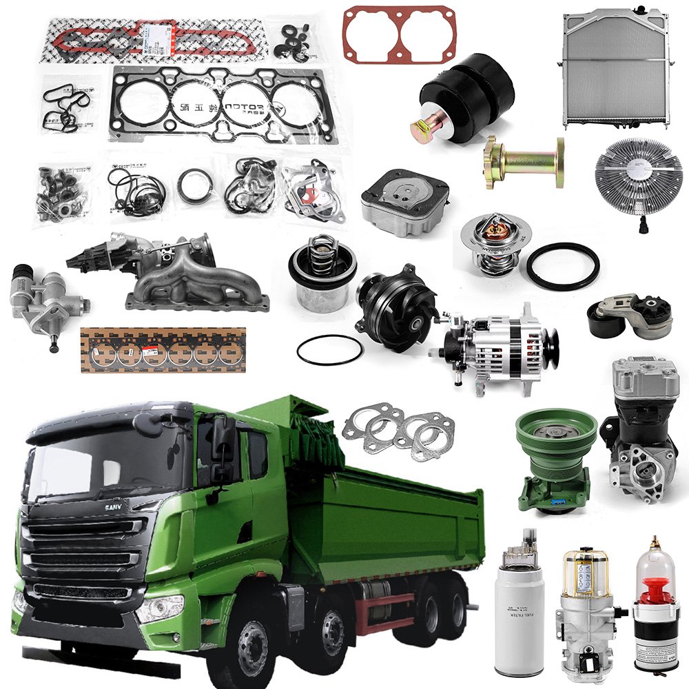 Heavy Duty Truck Spare Parts for SANY Engine Parts Oil Filter Expansion Tank Water Pump Starter Motor More Than 1500 Items