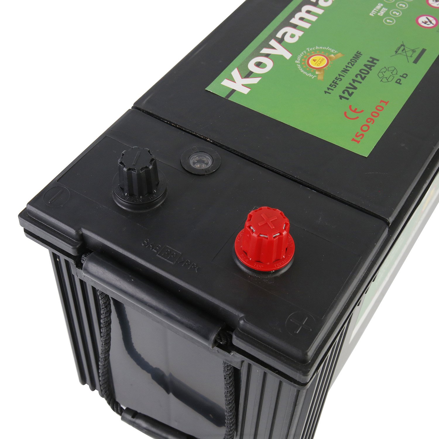 New Product Durable JIS Trucks Automobile Starter MF115F51 12v 120Ah 200Ah Lead Acid Car Battery Auto Lead Acid Batteries N120