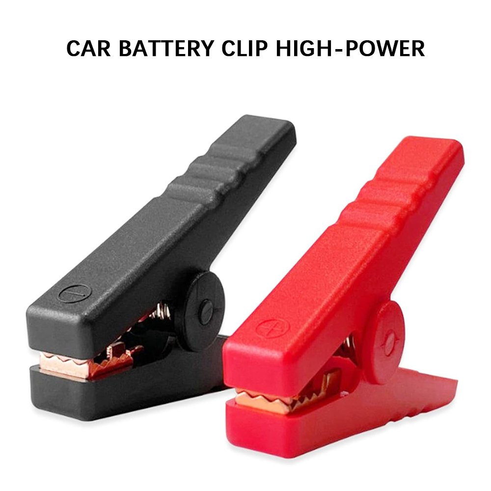 Pure Copper 100A Plastic ABS Emergency Start Charging Clip Battery Clip Alligator Clip