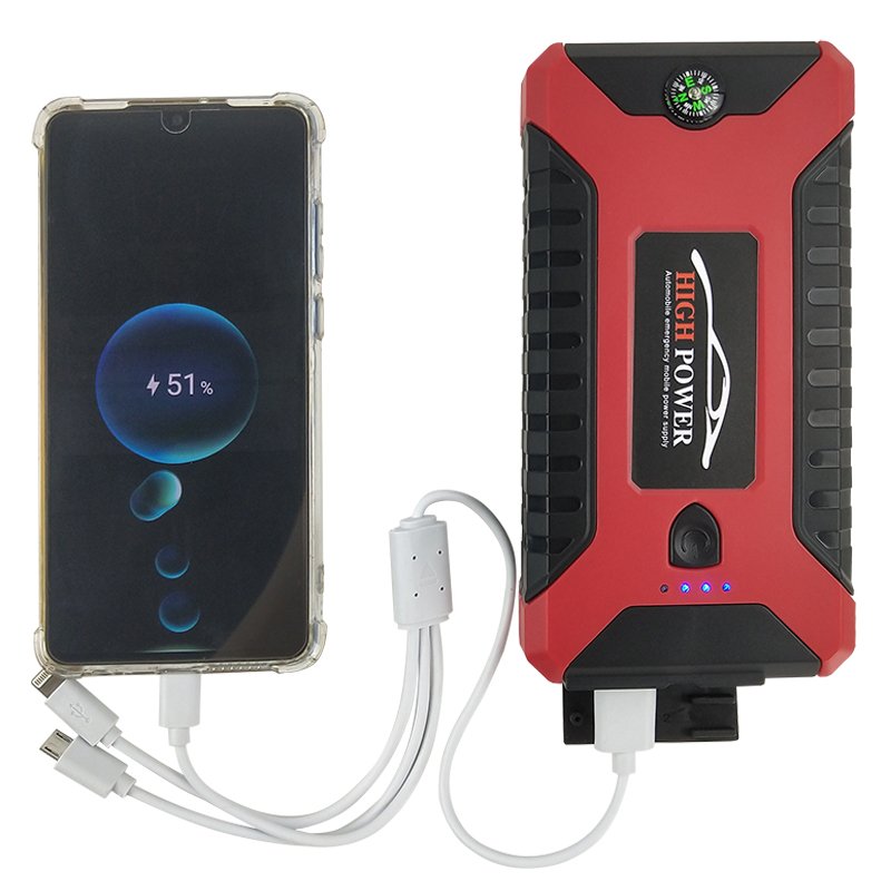 Car Emergency Start Power Supply 12v Multi-functional Car Emergency Power Supply Convenient Ignition Starter with Power Treasure