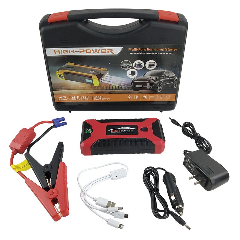 Car Emergency Start Power Supply 12v Multi-functional Car Emergency Power Supply Convenient Ignition Starter with Power Treasure