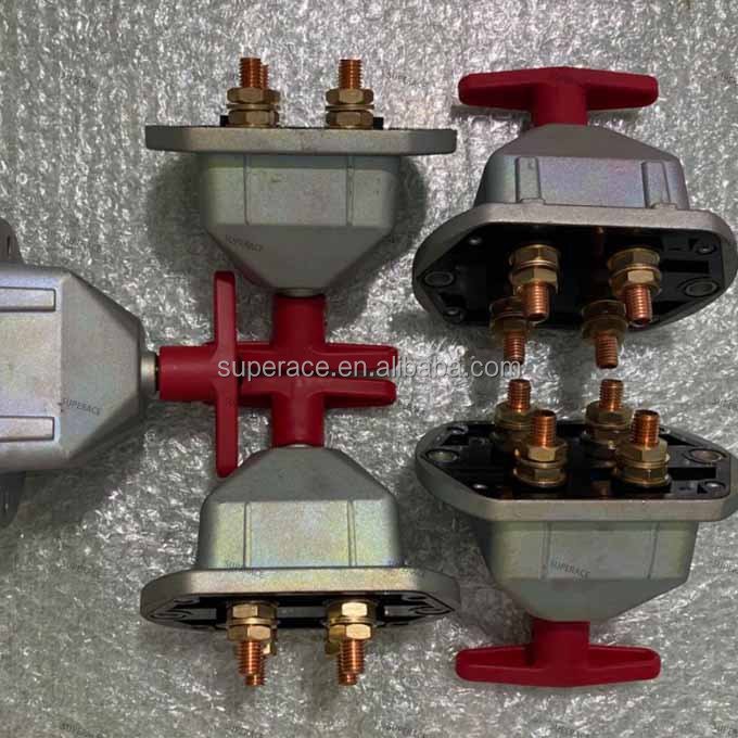 Heavy Duty Dual Battery Master Isolator Cut Off Switch With 4 Pole Connections