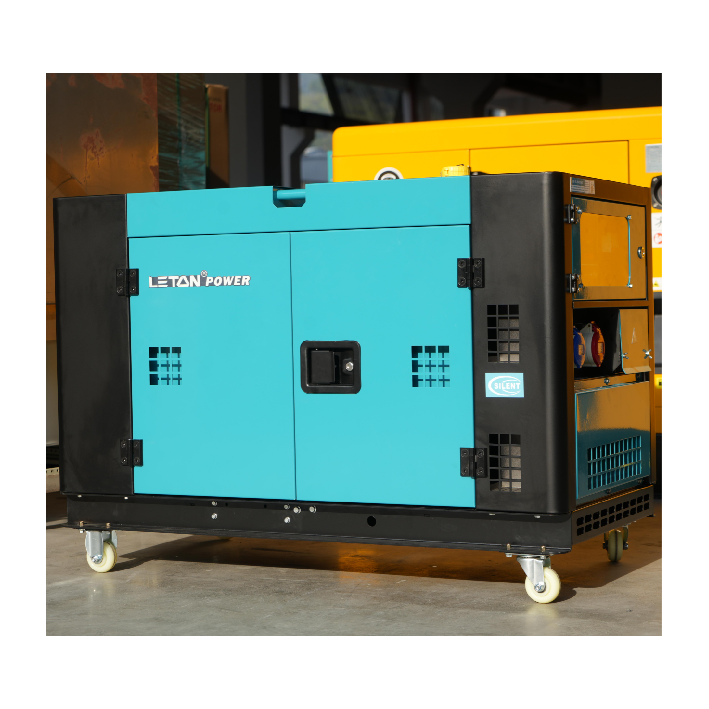 LETON Power Soundproof Electric Power Plant Portable Super Silent Electric Water-cooled 12kVA 10kw 10 kw diesel Generator 10kw
