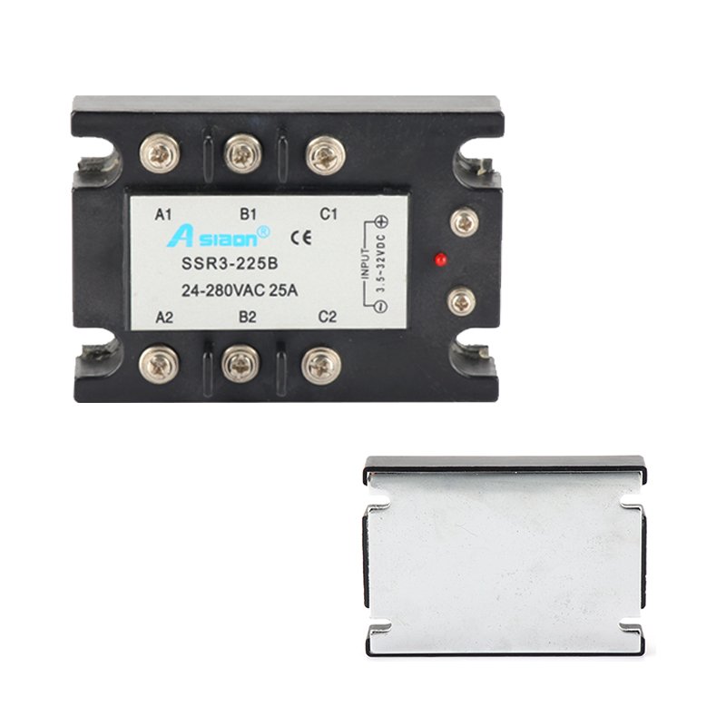 3 Phase 3-32VDC to 24-480V Starter Relay SSR 40A-120A 150A 200A Power Voltage Regulator 480v DC to AC Solid State Relay