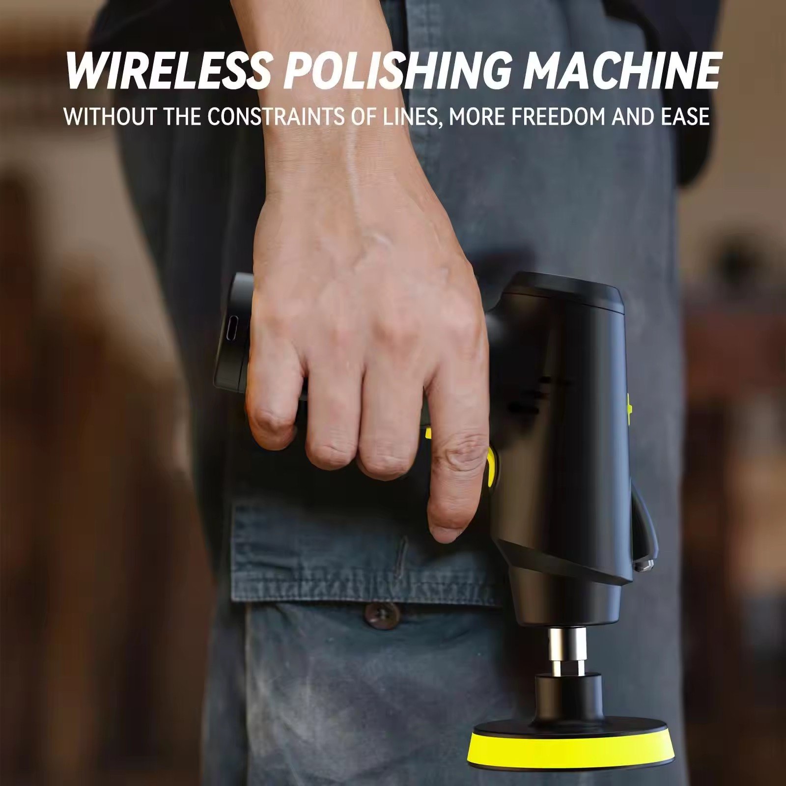 Mini Polisher Machine for Cars 2000mah Lithium Rechargeable Battery New Arrive Wax-polishing Auto Tool