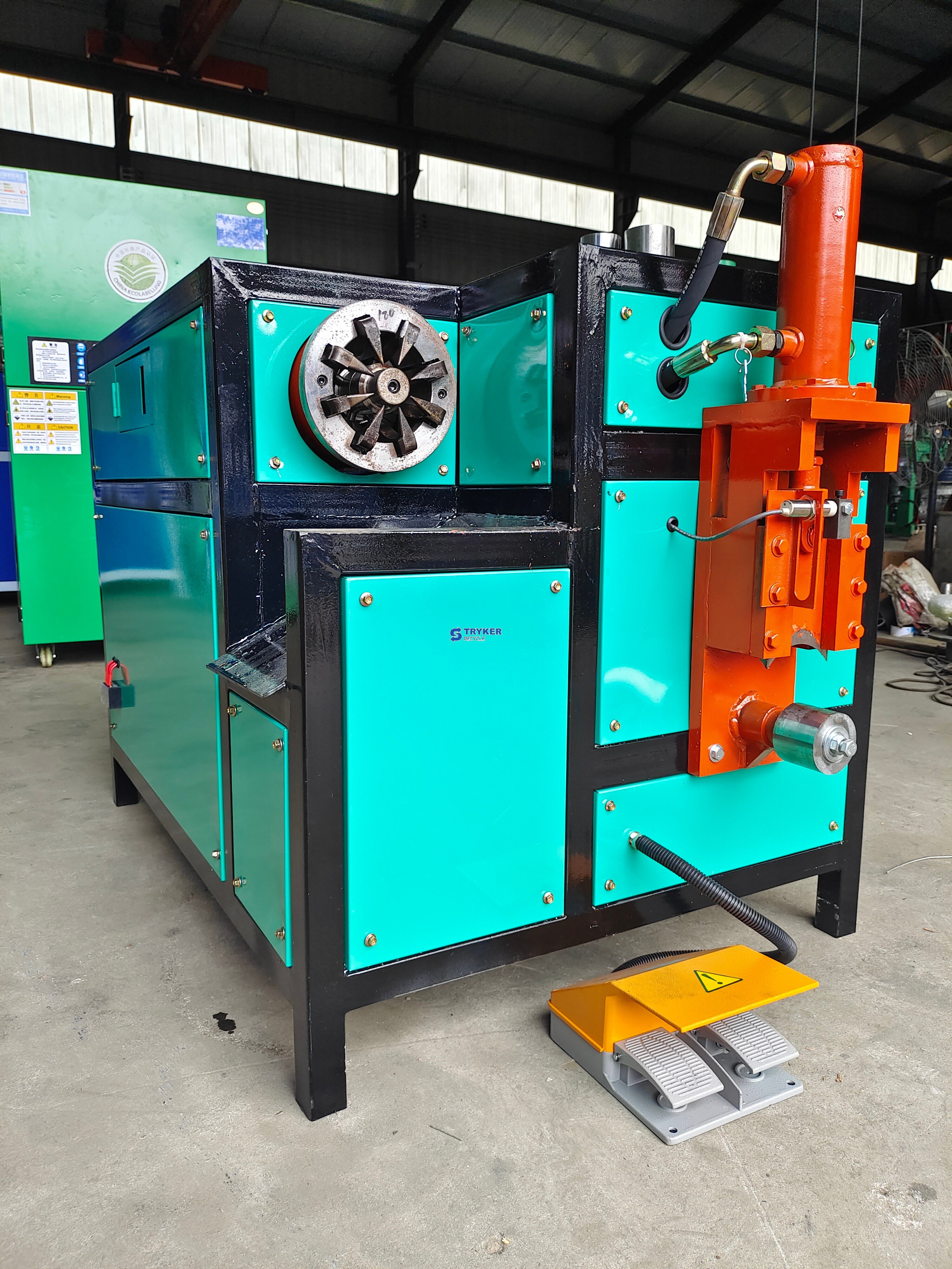 Heavy Duty Engine Crushing Machine Electric Motor Recycling Machine Car Alternator Copper Puller Machine Price