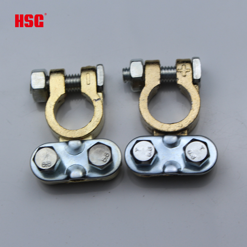 Customized High Quality Brass Battery Terminal Connectors Car Marine Top Post Battery Terminals Clamp Battery Terminal