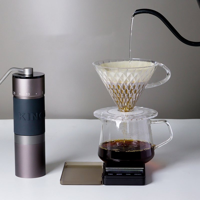Mini Digital Pocket Scale 01G Small Coffee Scale Timer 1000 Espresso Portable Camping Tools