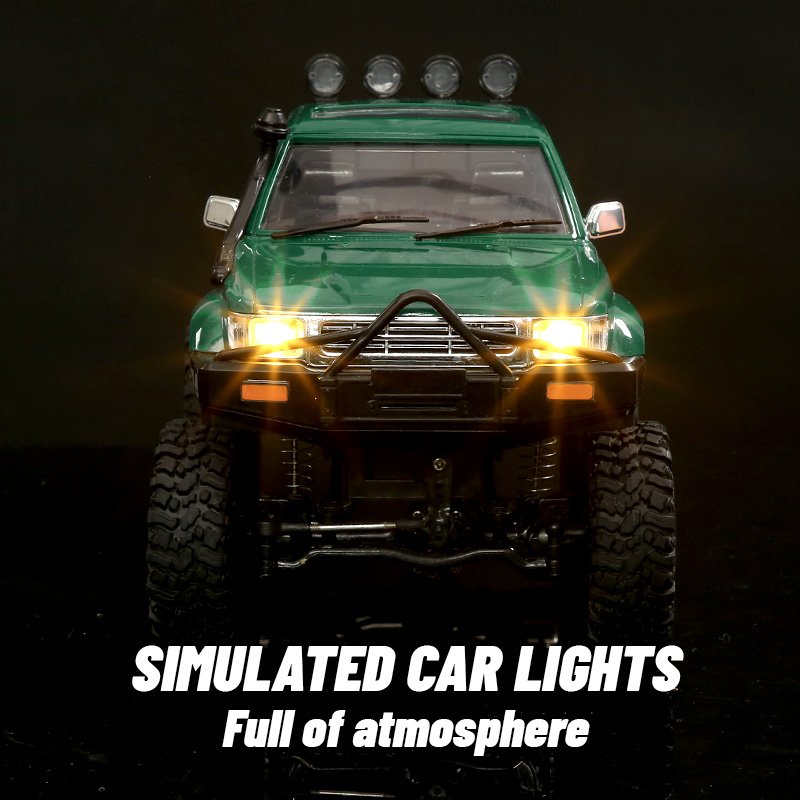 1/16 WPL C64-1 Remote Control Vehicle Crawler RC Cars Pick up Truck Off Road Car Hobby Green New Color