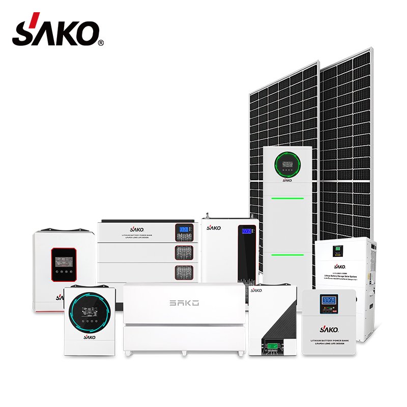 Sako Sunon V 4.5Kva 6.5Kva MPPT on Grid Off Grid 4.2Kw 6.2Kw Hybrid Solar Inverter Manufacturers in China