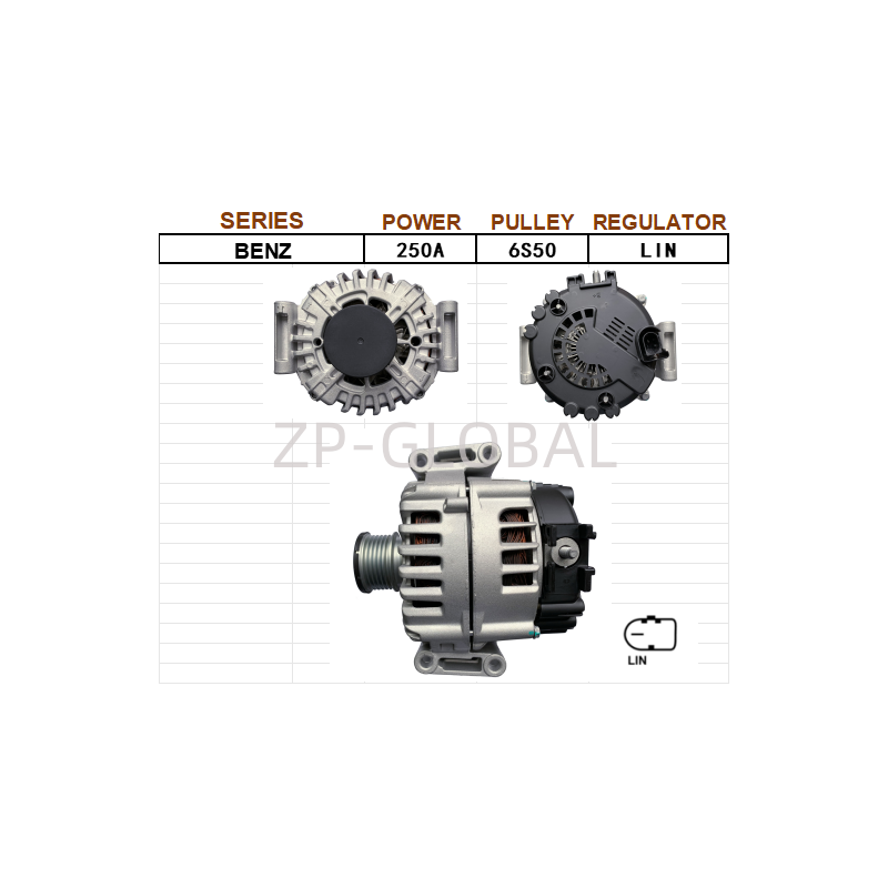 Voltage Regulator Alternator Car 0009068201 for Mercedes Benz S400/550/Lexus 5/3