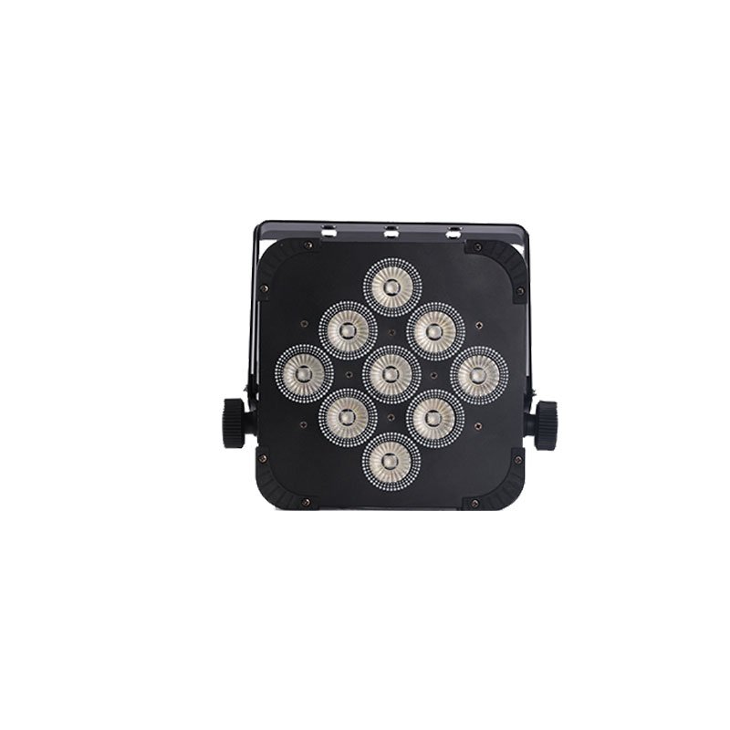 9*18w Battery Led Par Powered Uplights Dmx Control Wedding Stage 6in1 Uplight Wireless Par Light