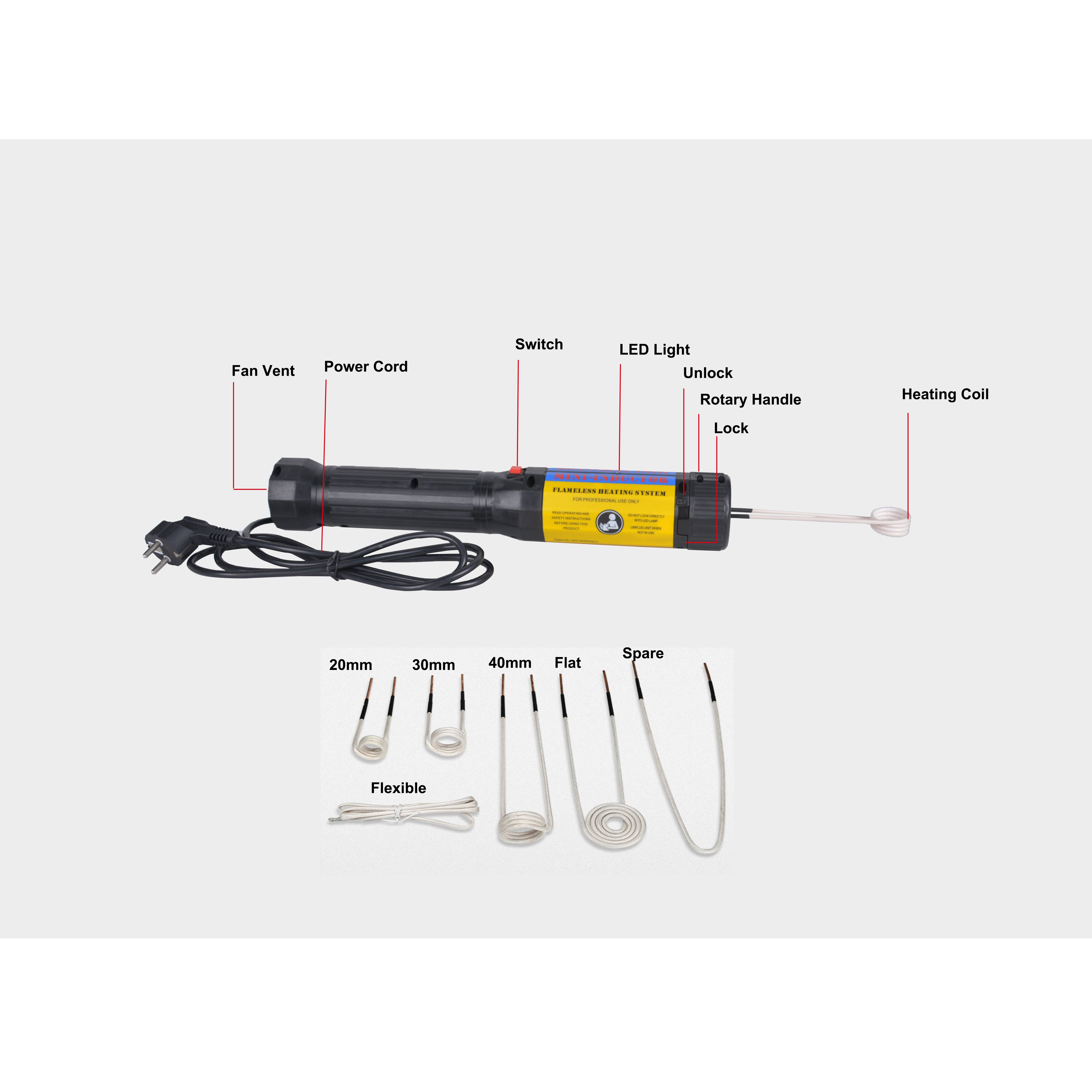 Factory 2022 NEW Magnetic 1.1KW Induction Heater for Bolts Mini Inductor Bottom Price