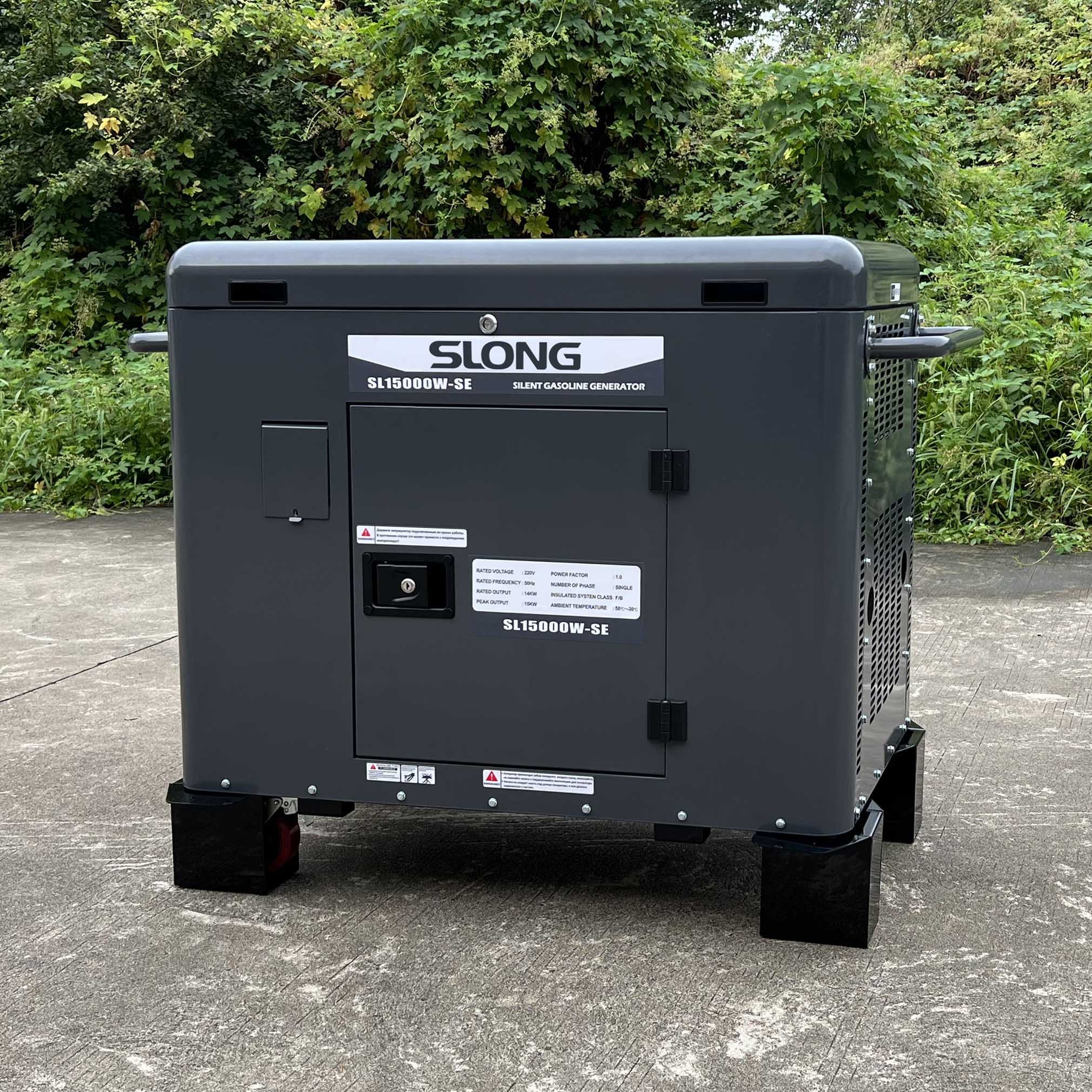 E SLONG BRAND 220V Silent Gasoline Electric Generator Single Phase