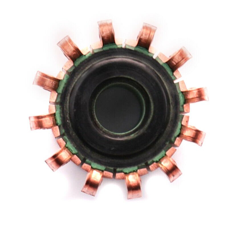 RGFROST 8*23*19.5mm 12P Teeth Copper Hook Type Electrical Motor Commutator for VW Bora Model for Car HVAC Fan