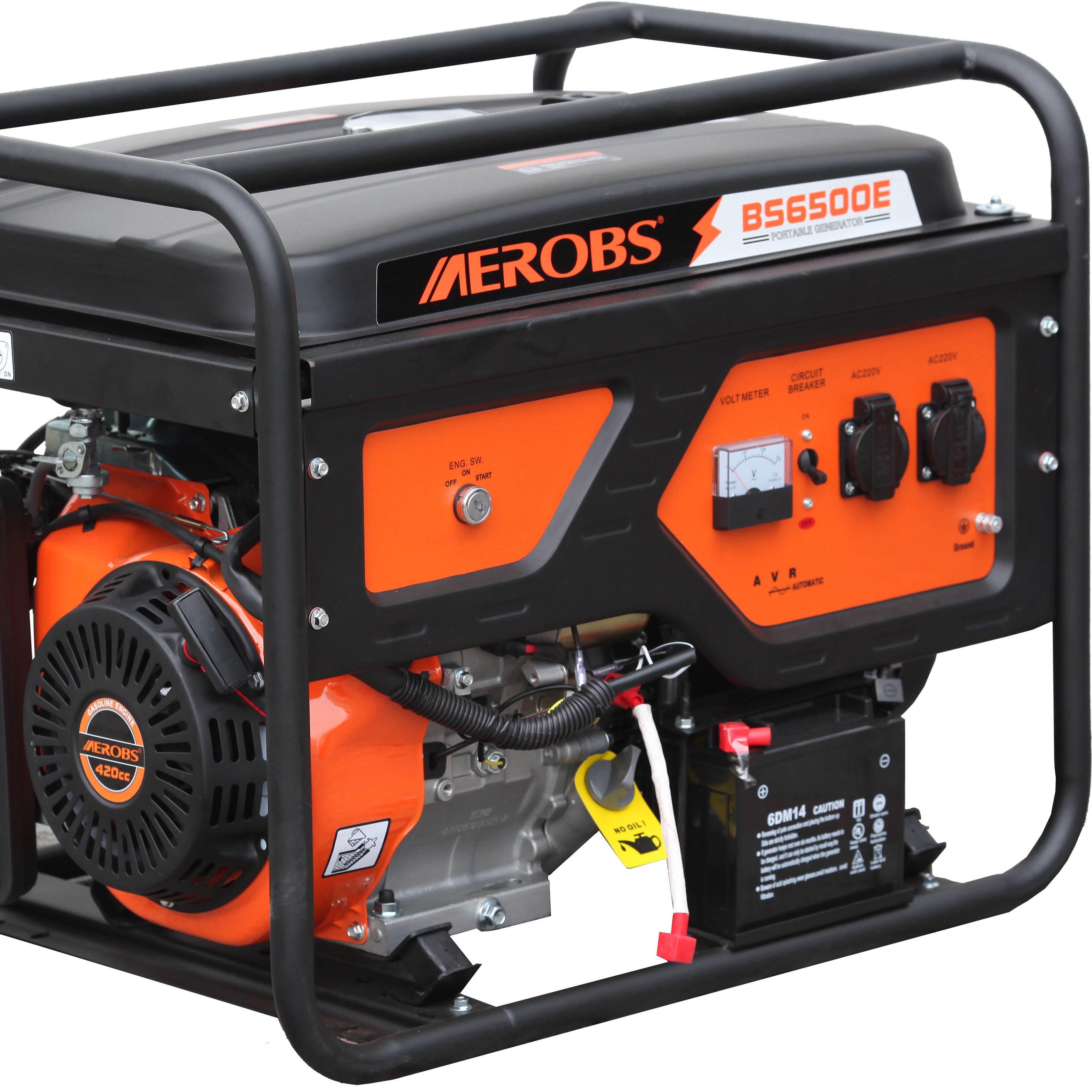 High Quality 3kw Recoil Start 220V Small Mini Portable Petrol Generator With CE and Other Certification