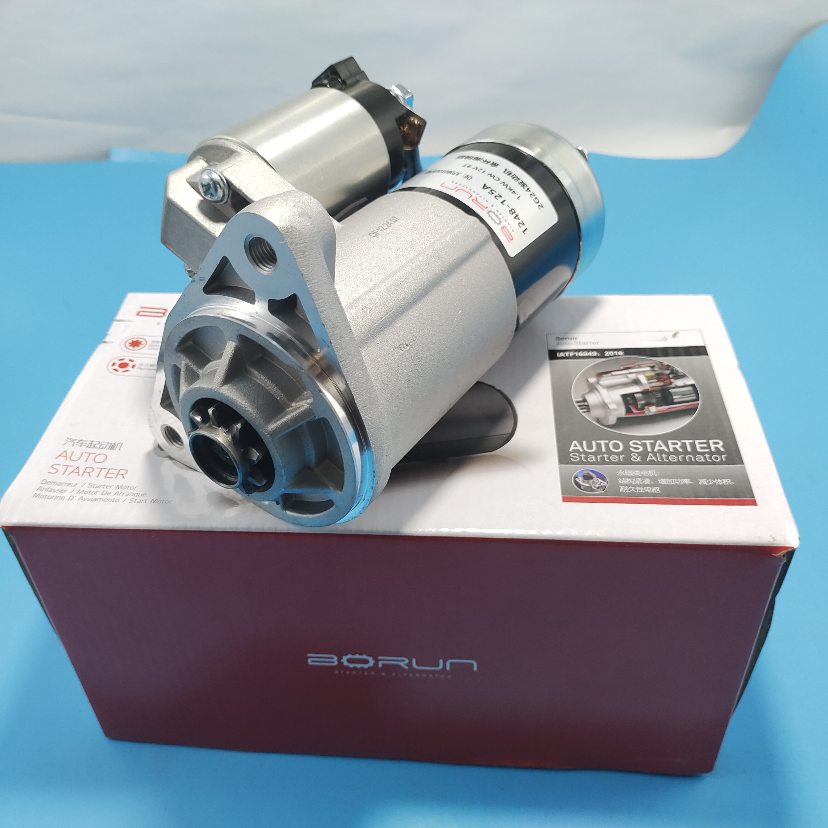 Factory Wholesales New 12v/24v Auto Starter Assembly for Trucks Cars Including Isuzu Made Steel; Generators Starters Excavators