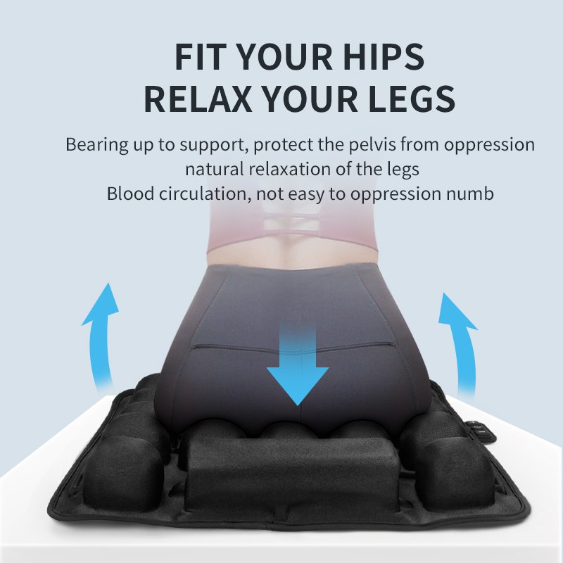 New Design Popular Intelligent Pneumatic Massage Cushion Home Office Car Living Room Wheelchair air Seat Massage Cushion