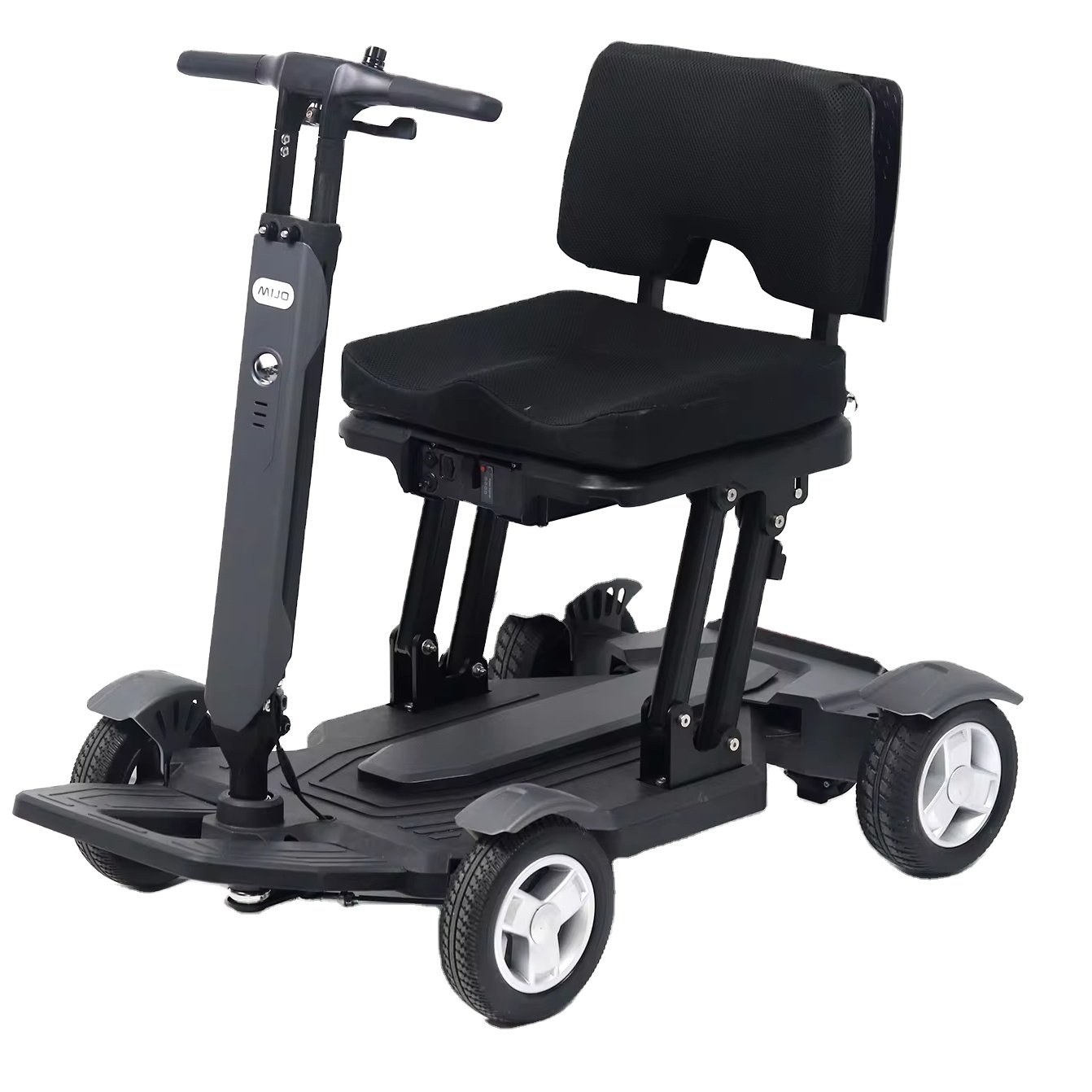 MIJO Lightweight Easy to Carry Cheap Auto Folding Small Elderly Scooters 4 Wheel Electric Mobility Scooter for Seniors