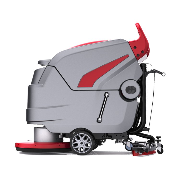 CleanHorse M55 Electric Battery Powered Single Disc Plastic Commercial Automatic Shop Floor Scrubber Dryer Machine