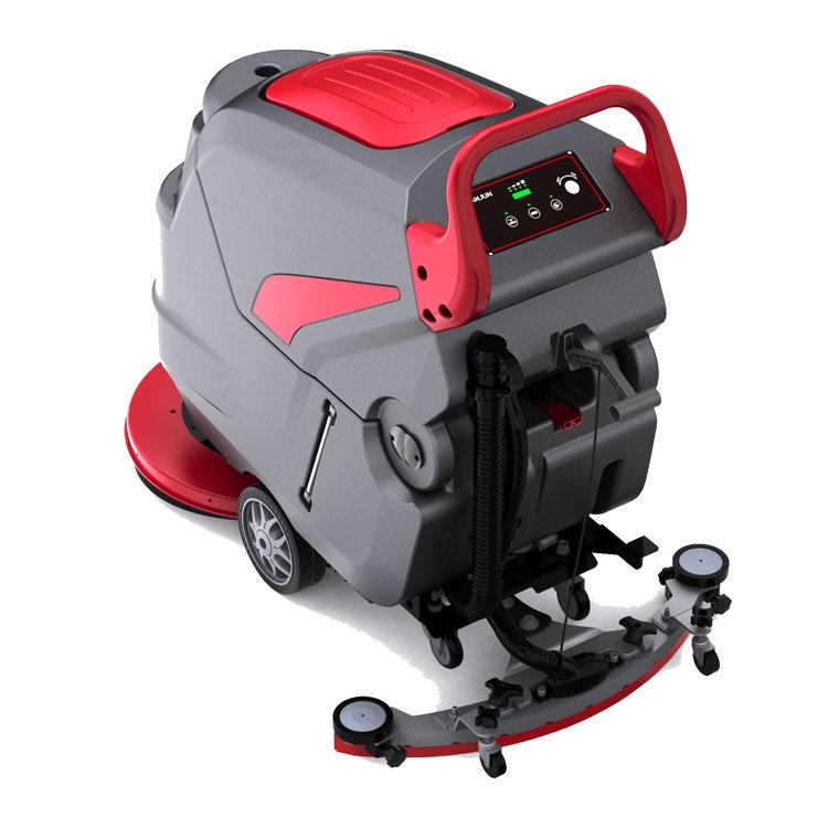 CleanHorse M55 Electric Battery Powered Single Disc Plastic Commercial Automatic Shop Floor Scrubber Dryer Machine