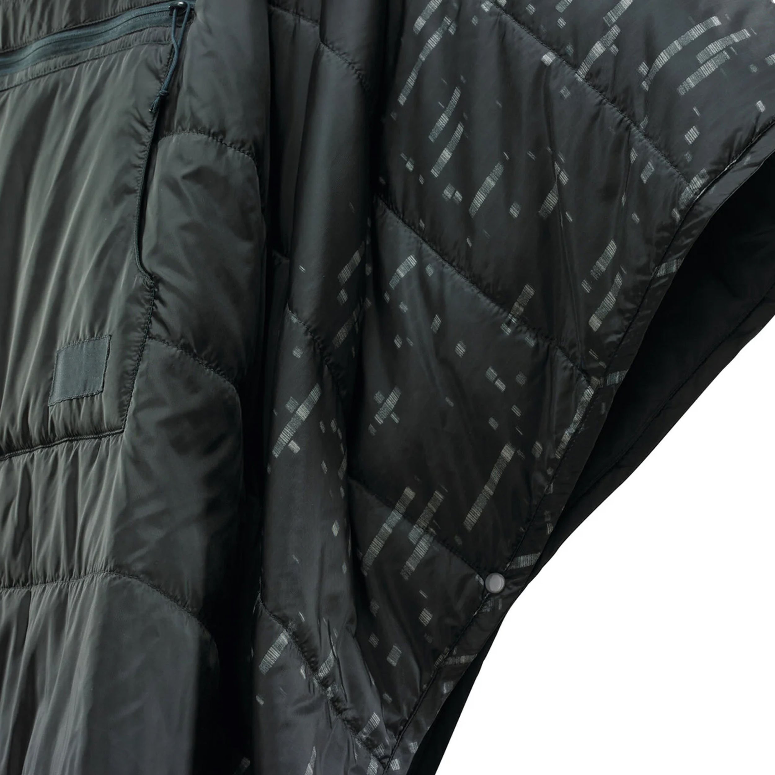 Outdoor Poncho Stadium Packable Down Portable Camping Puffy Blanket