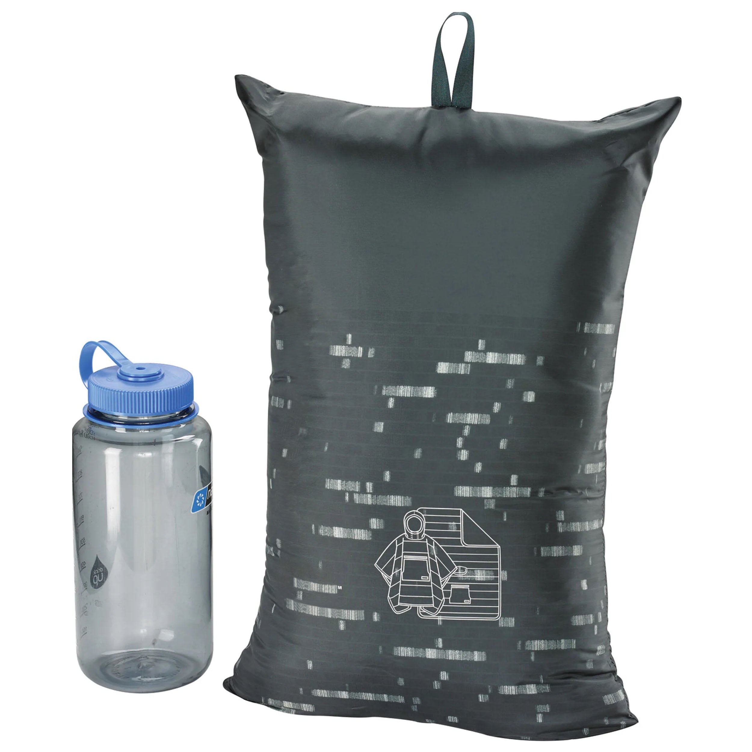 Outdoor Poncho Stadium Packable Down Portable Camping Puffy Blanket