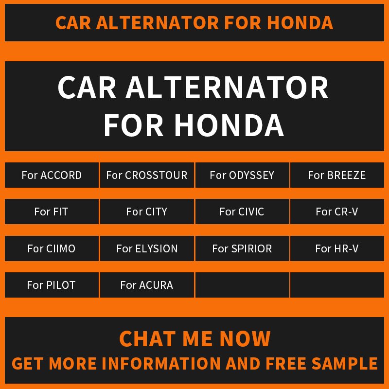 31100-5KK-004 311005KK004 for HONDA 2014-2024 CIVIC CITY GIENIA GREIZ LIFE VEZEL XR-V Car Alternator Starter Motor 12V