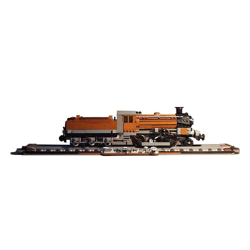 GoldMoc German Steam Train MOC-82798 10277 Crocodile Locomotive Alternative Build Building Blocks Set Kid Puzzle Toy