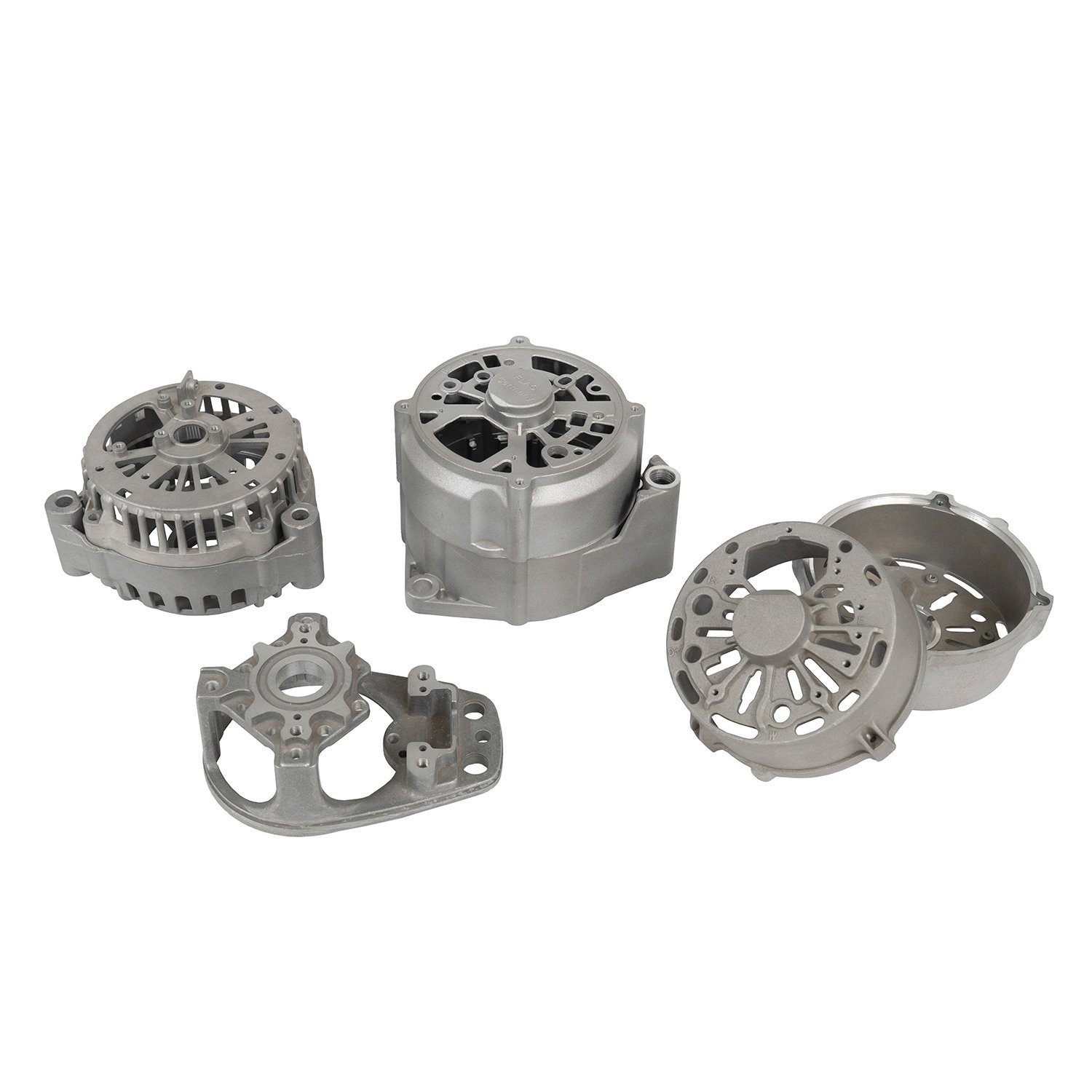 Aluminum Alloy Casting for Truck Generator Housing, Starter End Cover, Aluminum Alloy Automotive Parts Processing
