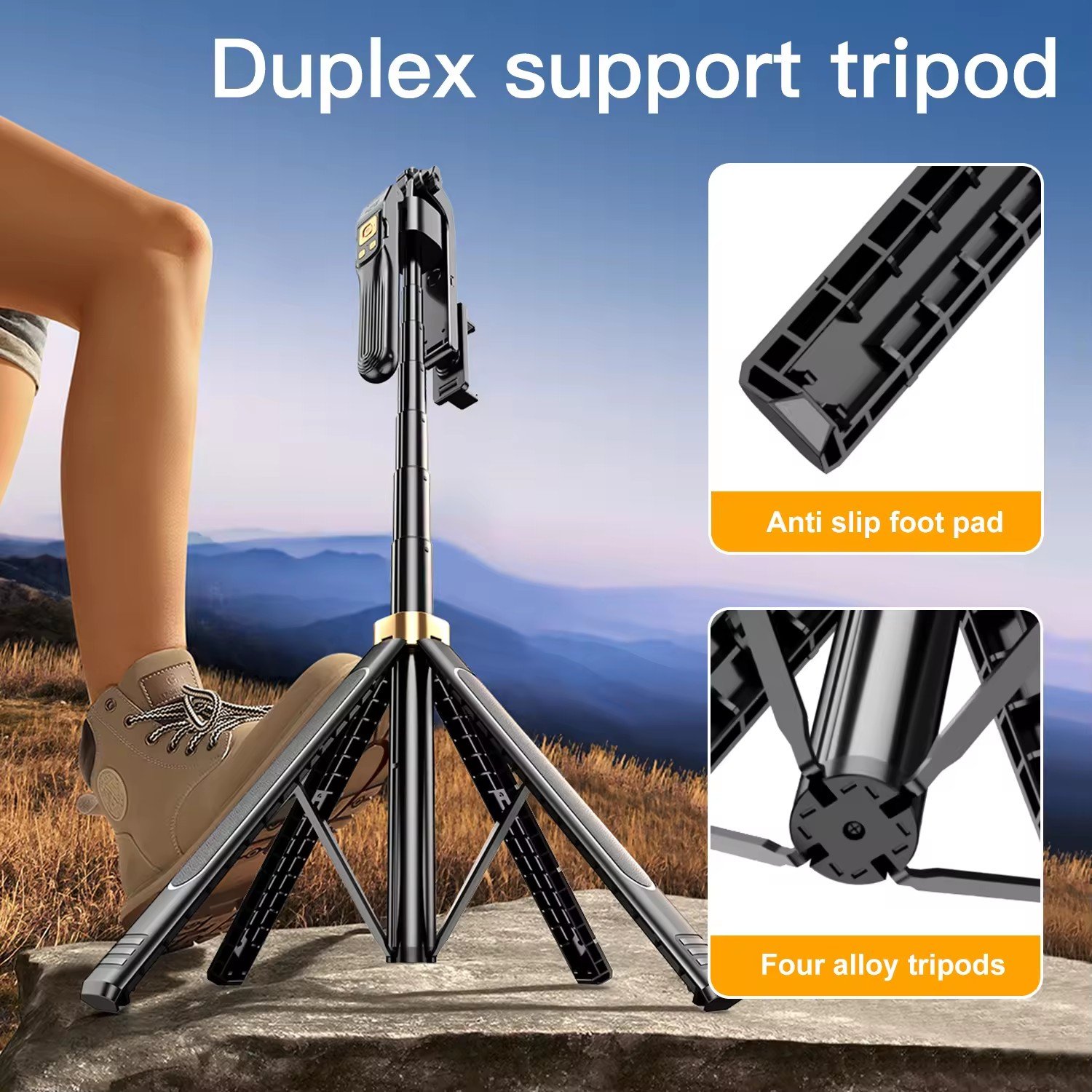 Original Factory 360° Face Tracking Selfie Stick, AI Face Tracking Rotation Function, 180CM Telescopic Height Gimbal CL11-P
