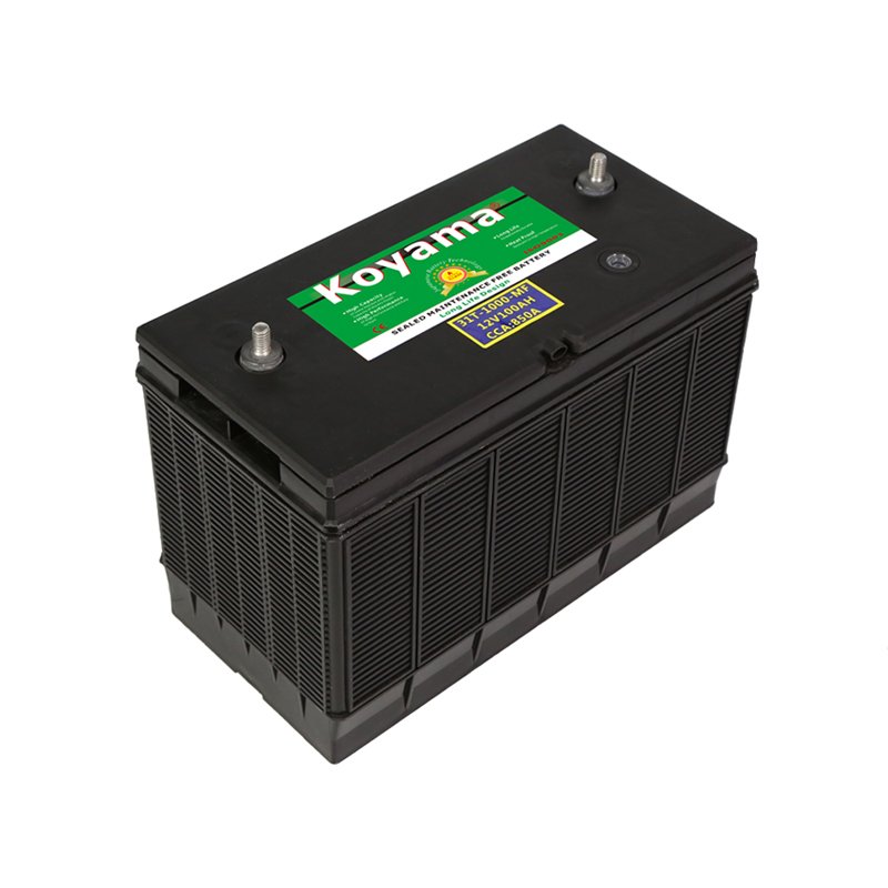 Car Battery 12V 100AH Starting BCI Standard MF31T-1000 Pickup Truck Battery for Automotive OED/ODM Koyama