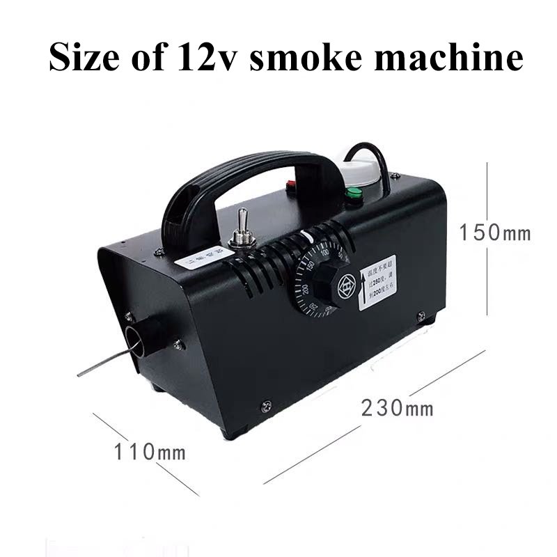 Mini Water Mist Fog Machine 12V Low Smoke Machine Auto Car Sprayer Outdoor Photography Machine for DJ Stage Wedding Music Part