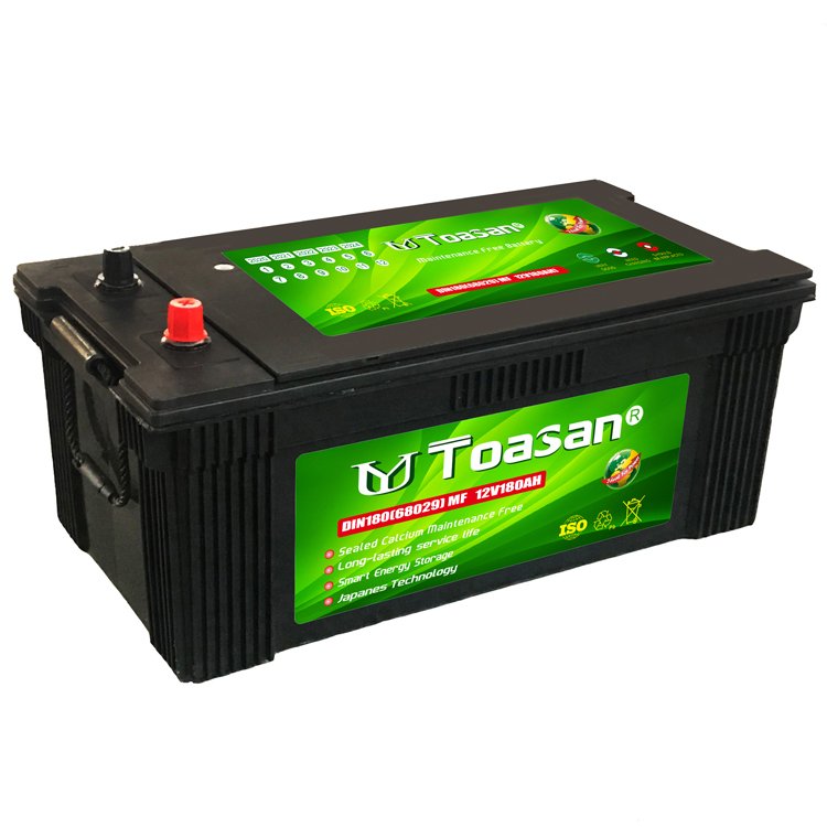 China Factory Batteries Free MaIntenance N180-MF 12V 180ah Heavy Truck Battery MF Car Battery for Trucks