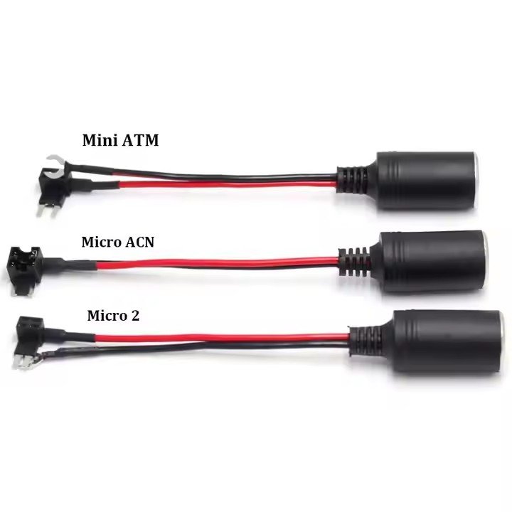 Car Cigarette Lighter Female Socket Standard/Mini/Micro/Low-profile Cigarette Lighter Cord With Electrical Socket Fuse Holder