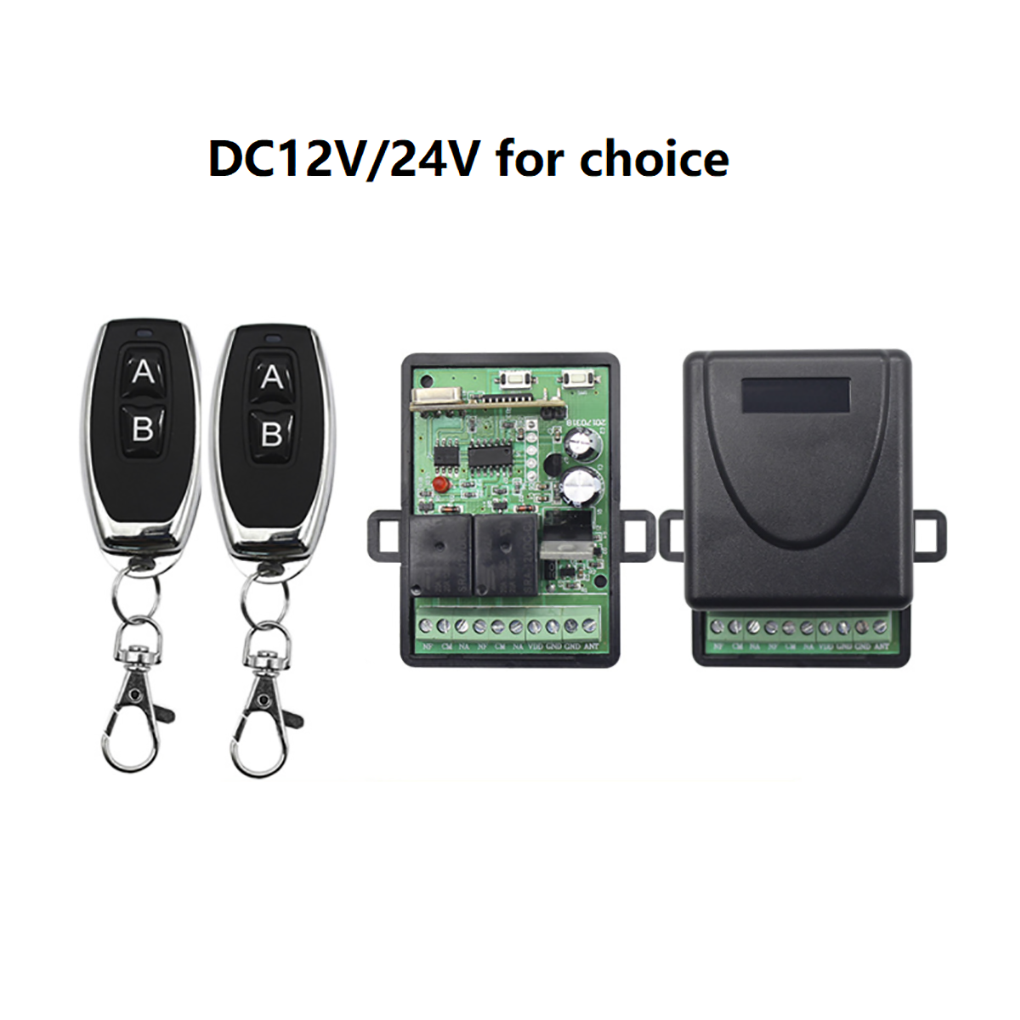 DC12V/24V Wireless RF Water Pump Remote Control Switches Transmitter and Receiver Starter Kit for Water Pump