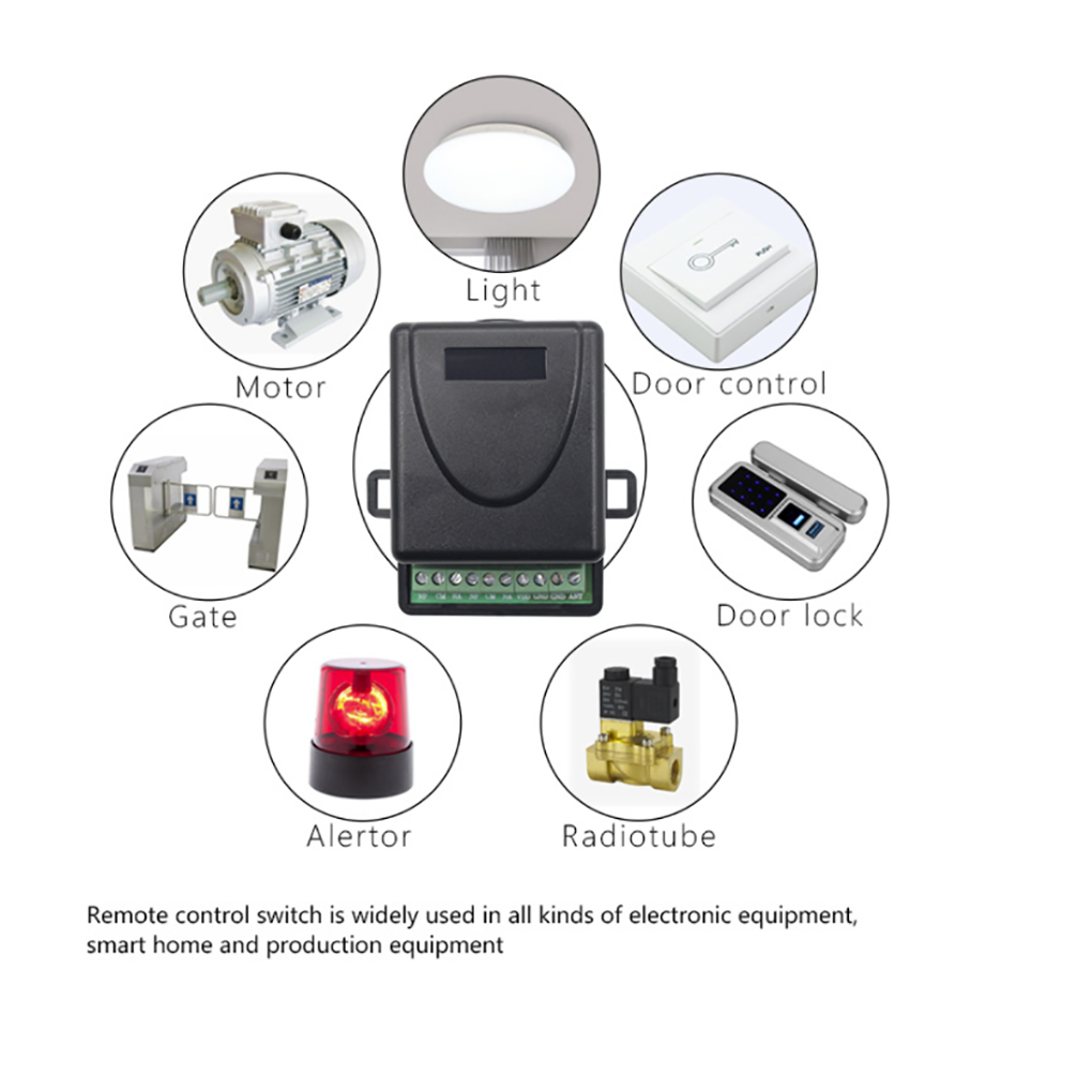 DC12V/24V Wireless RF Water Pump Remote Control Switches Transmitter and Receiver Starter Kit for Water Pump