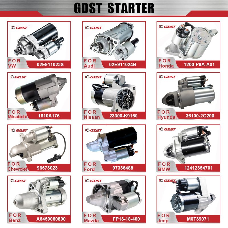 GDST Wholesale Price Auto Electric System Car Engine Starter Motor For Toyota Honda Suzuki Nissan Mitsubishi Mazda Hyundai KIA