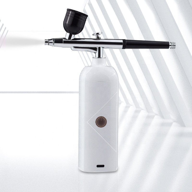 NEW Arrival Cordless Airbrush Compressor Non-Clogging High-Pressure Air Brush Set with 0.3mm Nozzle and Cleaning Brush
