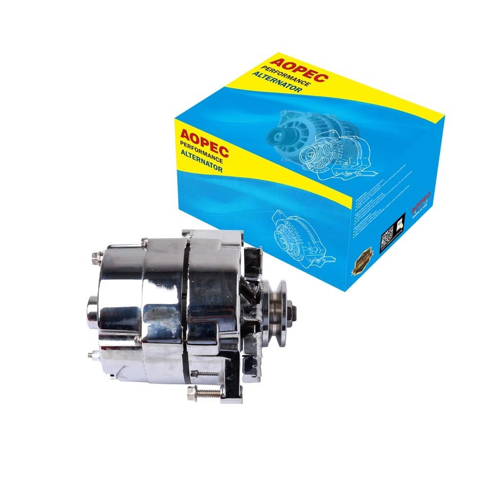 Aopec Brand Racing Alternator 100102 Power Master Starter and Alternator for Universal Cars