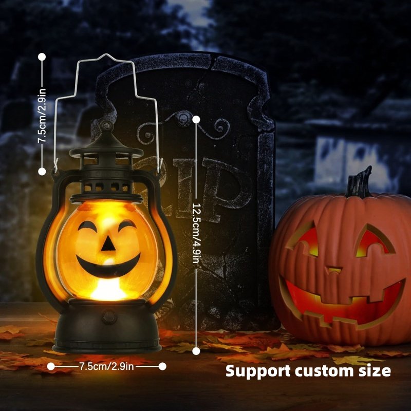 Halloween Decoration Pumpkin Lanterns Electronic Candle Lights LED Handheld Lights Party Decorations Party Atmosphere Props