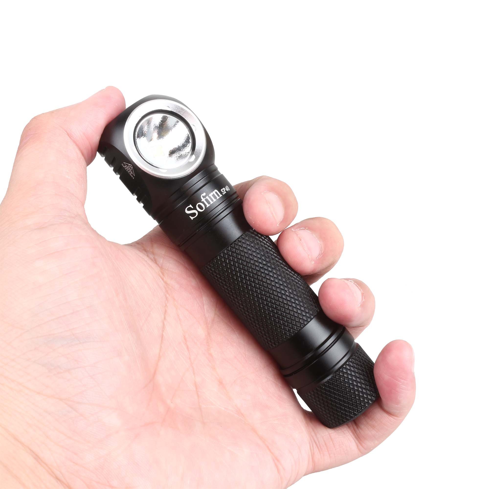 Sofirn Hot Selling SP40 Mini Headlight Portable High Low Beam 4 Modes LED High Quality Rechargeable USB Headlamp