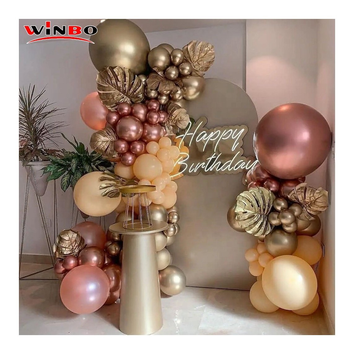 WinBo Fast Delivery Neon Light Sign Free Design Custom Led Light Letter Sign for Happy Birthday Party