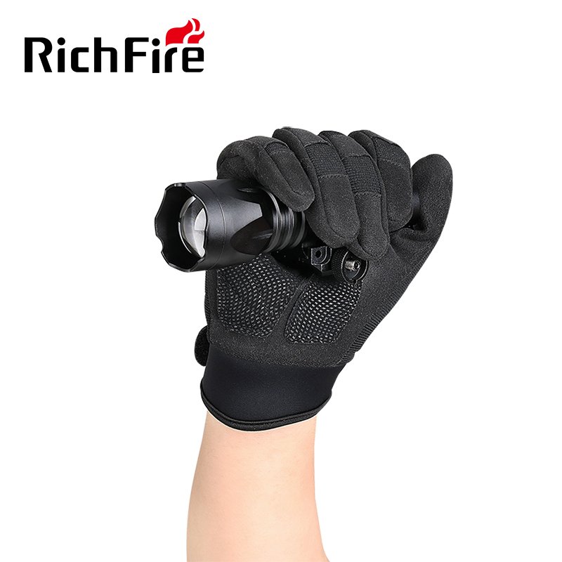 Zoom LED 1000lm Tactical Torch Quick Release Rechargeable Battery Aluminum Alloy Body Waterproof IP65 Custom Bright Flashlight