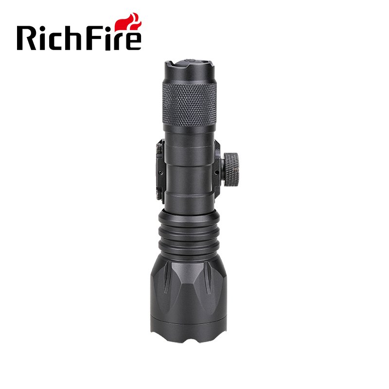Zoom LED 1000lm Tactical Torch Quick Release Rechargeable Battery Aluminum Alloy Body Waterproof IP65 Custom Bright Flashlight
